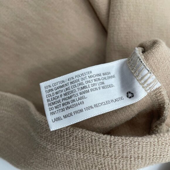 Goodfellow & Co Tan Standard Long Sleeve Shirt Mens Size Medium Casual Basic - Picture 4 of 7